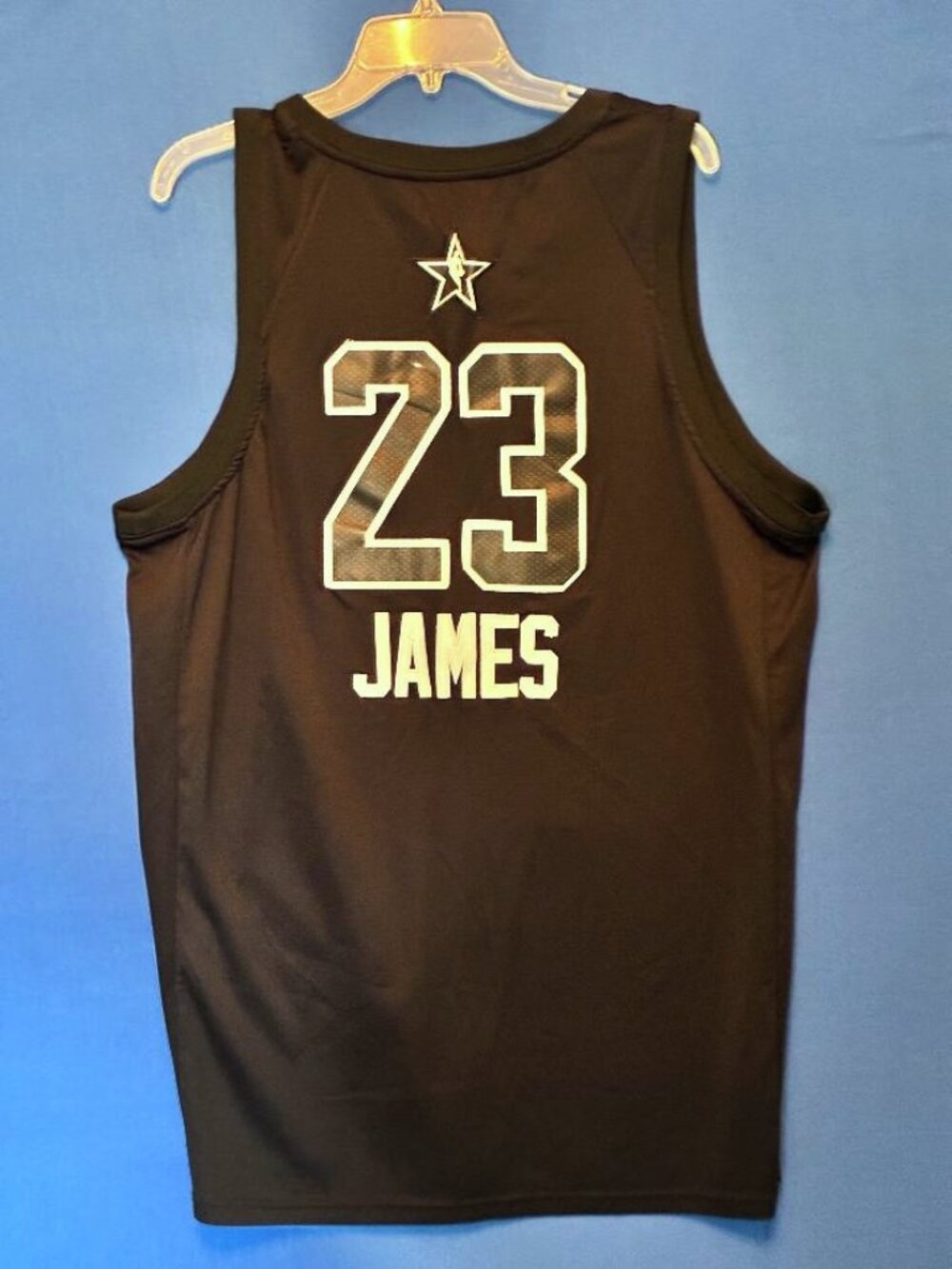 Lebron James 2018 All Star Game #23 Embroidered Swingman Jersey Sz Lg